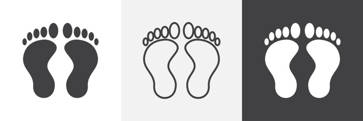 Foot icon. for web ui designs
