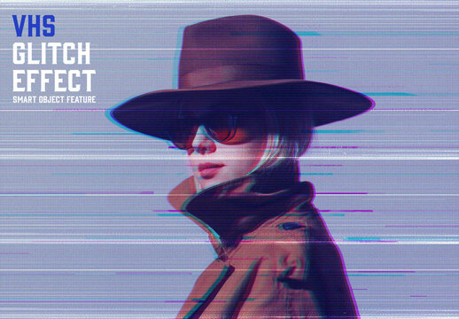 VHS Glitch Effect with Generative AI