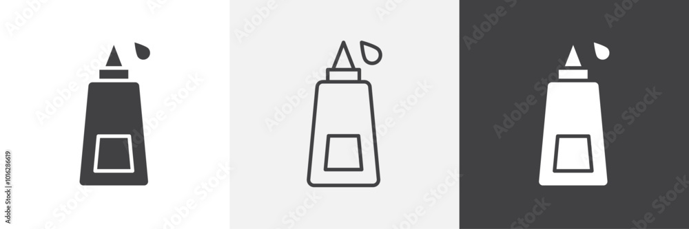 Poster glue icon. for web ui designs