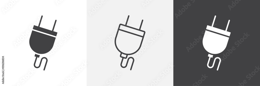 Poster plug icon. for web ui designs