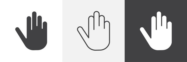 Stop icon. for web ui designs