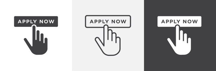 Apply icon. for web ui designs