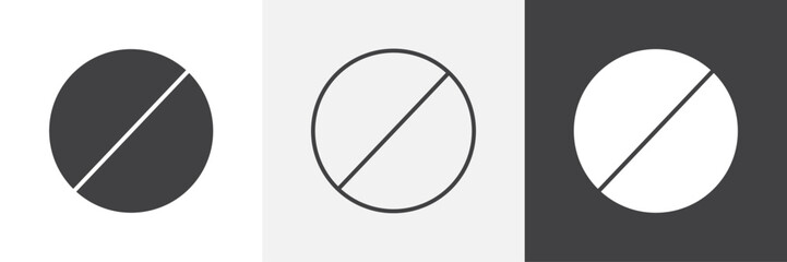 Forbidden icon. for web ui designs