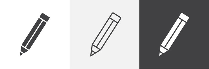 Pencil icon. for web ui designs
