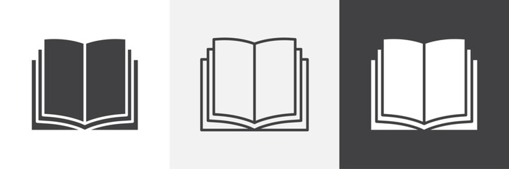 Open Book icon. for web ui designs