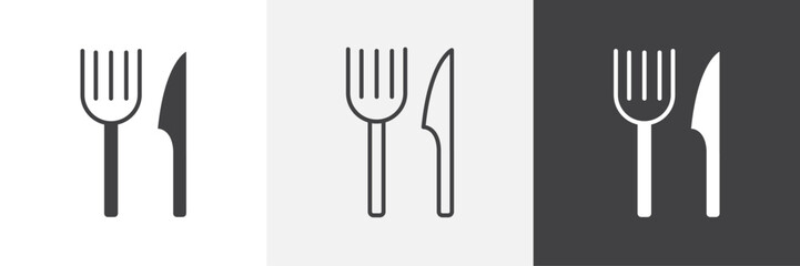 Fork and Knife icon. for web ui designs