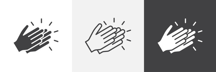 Clap icon. for web ui designs