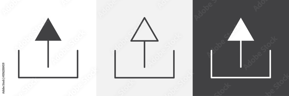 Poster upload icon. for web ui designs