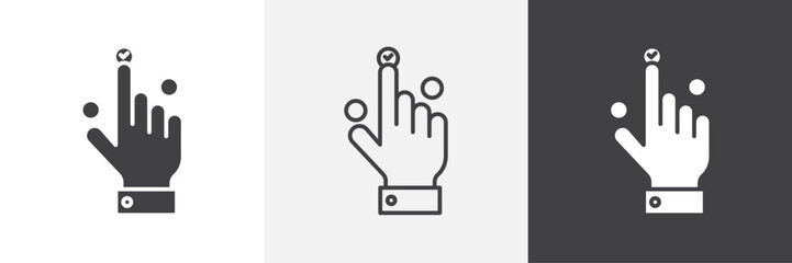 Choice icon. for web ui designs