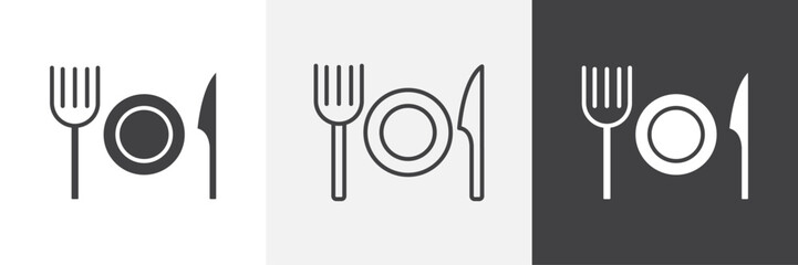 Food icon. for web ui designs