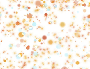 Light silver and gold glitter confetti background. Holiday texture or digital paper.