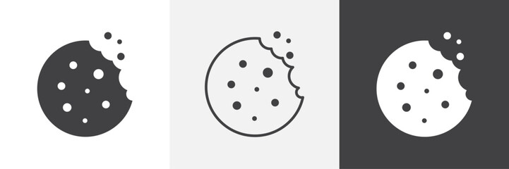 Cookie icon. for web ui designs