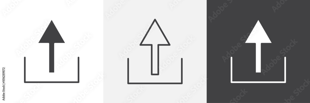 Poster upload icon. for web ui designs