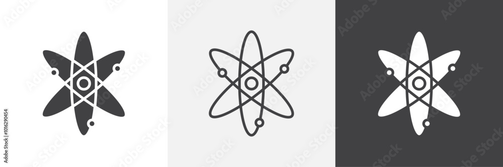 Poster physics icon. for web ui designs