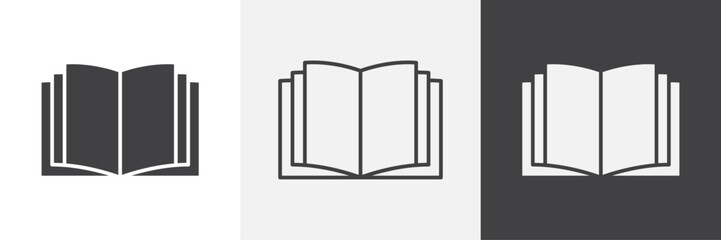 Open Book icon. for web ui designs