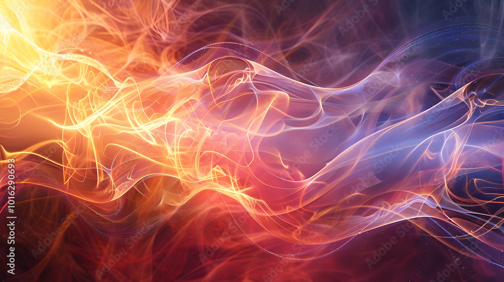 Poster the duality of light as wave and particle background