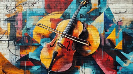Cello Mural
