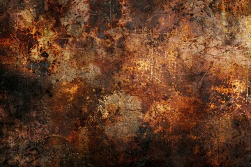 Photo of Black and orange metal wall. Background texture for backdrops or mapping