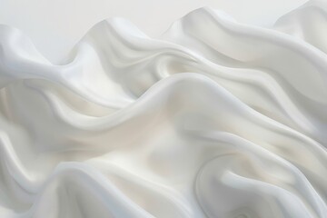 Obraz premium White silk, fabric, milky, for e-commerce use 白いシルク, 生地, ミルキー, eコマース用