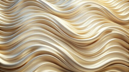 Abstract wavy pattern with creamy background depth of field