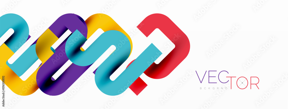 Poster wave lines minimal abstract background