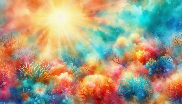 Watercolor texture background