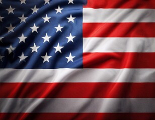 Iconic American flag, symbolizing freedom and unity