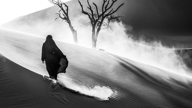 woman flee from their homes to survive and star a new life