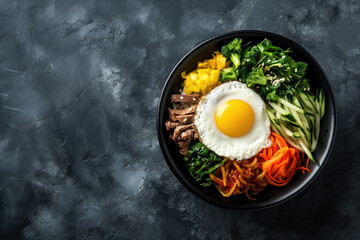 Bibimbap - Korean traditional food.