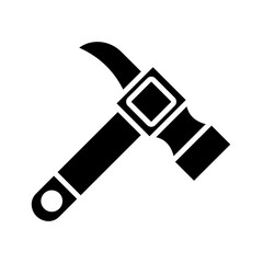 Hammer glyph icon