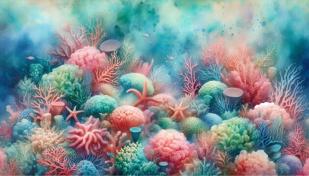 Watercolor texture background