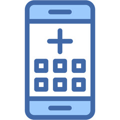 Fototapeta premium Emergency Call, Doctor, Call, Hospital Phone, Telephone Icon