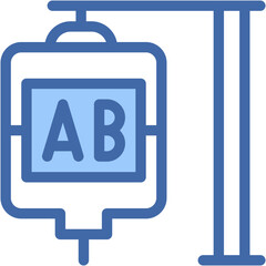 Perfusion, Blood Bag, Blood Type, Transfusion, Hospital Icon