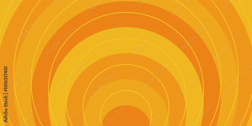 Aufkleber orange abstract background with circle pattern.