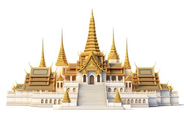 Thailand architecture building pagoda.