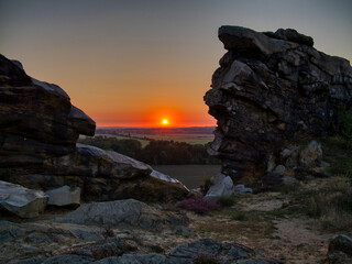 Teufelsmauer Sonnenaufgang