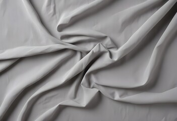 Fototapeta premium Gray crumpled fabric