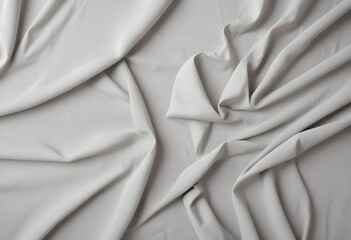 Obraz premium Gray crumpled fabric