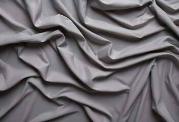 Obraz premium Gray crumpled fabric