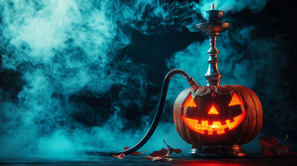 hookah with halloween theme