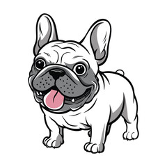 bulldog vector design 