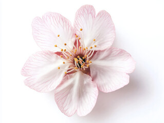 Kirschbl&uuml;ten-Sakura-Bl&uuml;tenknospe &ndash; Draufsicht f&uuml;r Fr&uuml;hlings-Designprojekte