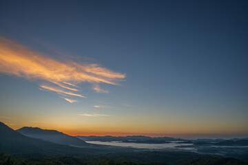 日本の鳥取県のとても美しい大山