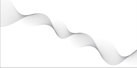Abstract vector background with wavy lines	
