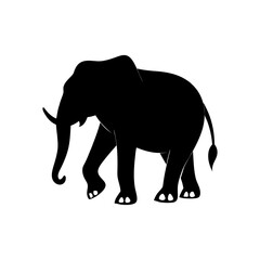 Elephant silhouette 