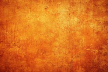Obraz premium Orange painted grungy wall backdrop with silhouette