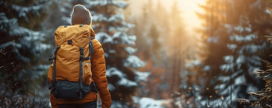 Backpacking adventures through remote wilderness areas, adventurous and natural, Nature, Soft tones, Photograph, Outdoor exploration