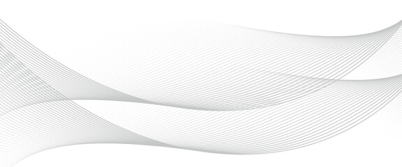 Technology abstract lines on white background. Abstract white blend digital technology flowing wave lines background. Modern glowing moving lines