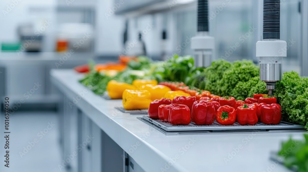 Aufkleber automated high tech vegetable slicer machine precisely cutting and processing a variety of fresh pro