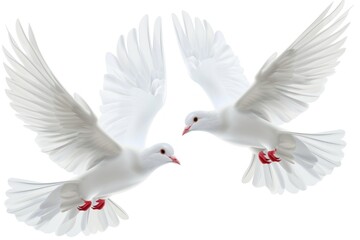 Obraz premium Flying bird doves as a symbol of peace animal flying white.